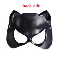 Masques en plastique en gros pour chats et renards, demi-visage, pour Halloween, Noël, Pâques, les fêtes de remise de diplômes - Réutilisables et écologiques