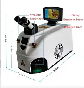 Mới Nhất 80W Vàng Bạc Trang Sức Chuỗi Laser Làm Máy Hàn