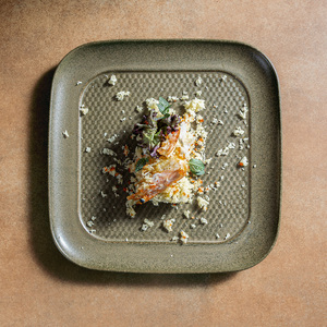 Grandes Assiettes Carrées Rétro Style Japonais Décoration de Restaurant Glaçure Verte Sushi Snack Platos De Céramique Uso En <span class=keywords><strong>La</strong></span> Cocina - Product Image 1