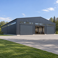 Atelier en structure métallique préfabriquée, étanche, conforme à la norme EN1090, entrepôt métallique, garage, bâtiment industriel