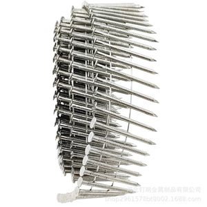 Clous en acier inoxydable 304 à tige annelée 2,1-3,8 mm 25-90 mm pour palettes en bois et emballage de meubles - Product Image 1