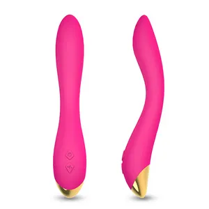 Silicone souple à flexion libre pour femmes vibrateur étanche super fort masturbation féminine stylo orgasme point C