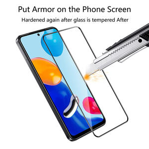 Pellicola protettiva <span class=keywords><strong>per</strong></span> telefono cellulare incassabile 9h <span class=keywords><strong>Touch</strong></span> <span class=keywords><strong>Screen</strong></span> in vetro temperato serigrafato <span class=keywords><strong>per</strong></span> protezione Redmi Note 11 - Product Image 4