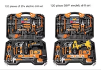 120 pièces – Coffrets d'outils manuels personnalisés – Kits d'outils professionnels pour l'assemblage et la réparation à domicile