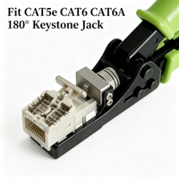 Pince à sertir RJ45 à 90 degrés pour module Krone, outil de poinçonnage pour terminaison de câble réseau Keystone Jack