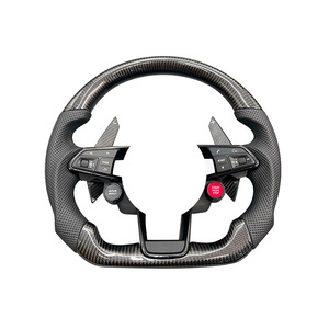 พวงมาลัยแอลอีดีสำหรับ RS7รถออดี้ A4 B9 RS6 A3 S4 S5 8P <span class=keywords><strong>A1</strong></span> RS5 <span class=keywords><strong>Sline</strong></span> 8V พวงมาลัยคาร์บอนไฟเบอร์ - Product Image 3