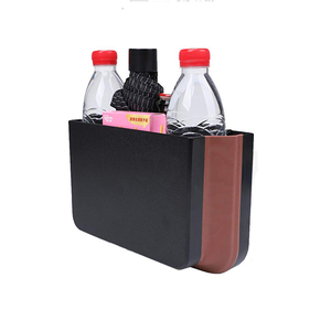 Car Trash Bin, Car Universal Trash Can Storage Box, Plastic Foldable Garbage Bin Bag Hanging for Auto Back Seat