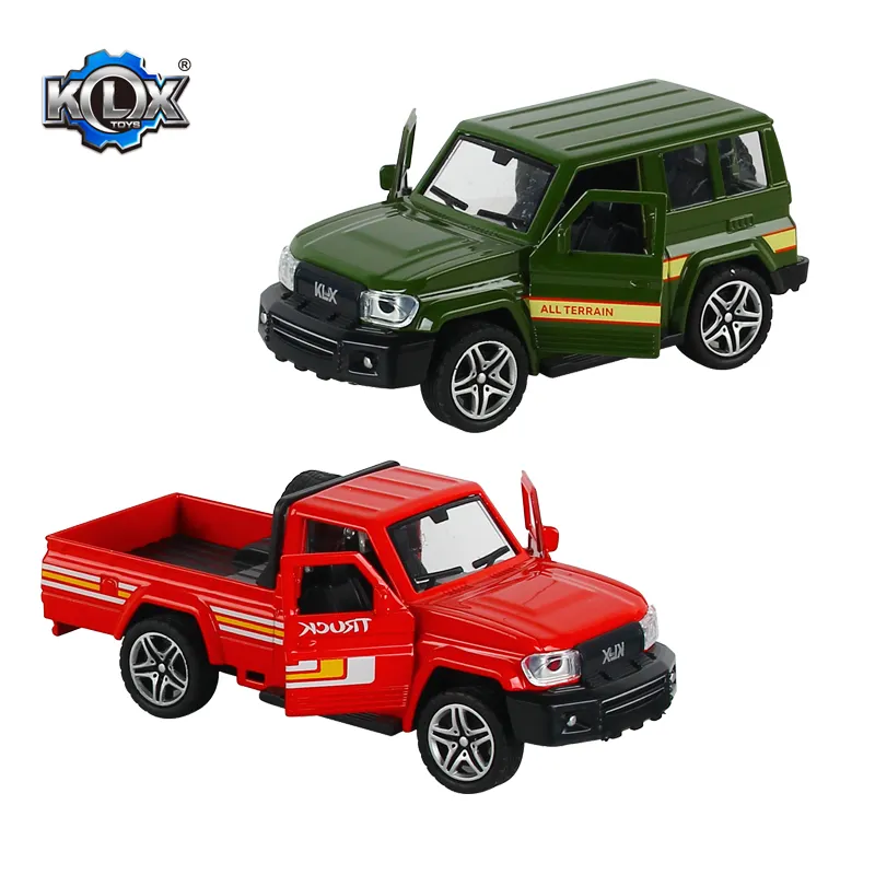 1/32 di alta qualità modellino giocattolo in lega Off Road Car Pull Back pick-up per bambini modellini auto