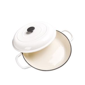 Cazuela pequeña de cocotte para Horno Holandés esmaltado de hierro fundido barata al por mayor 2024 con material de cubierta de metal - Product Image 3