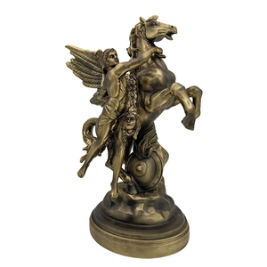 Sculpture d'art en résine personnalisée, bronze antique, ornement de table pour la maison ou le bureau, statue vintage de dieu de la <span class=keywords><strong>mythologie</strong></span> <span class=keywords><strong>grecque</strong></span>, déesse <span class=keywords><strong>romaine</strong></span> - Product Image 4