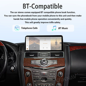 วิทยุติดรถยนต์ Android 12.3 นิ้ว สำหรับ Infiniti QX80 / สำหรับ Nissan Patrol Y62 ปี 2010-2020 รองรับ Wireless CarPlay & Android Auto GPS - Product Image 4