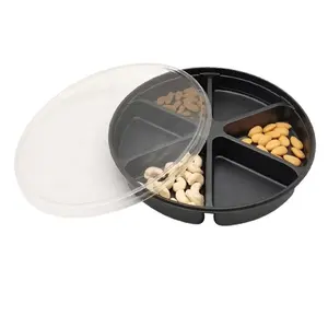 Custom PET 6 Compartment Divided Disposable Blister Tray Plastic