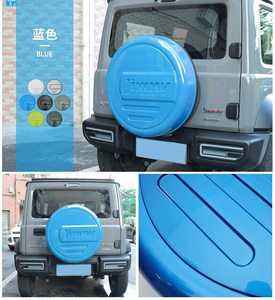 Applicabile al nuovo Jimny JB74 car JIMNY modificato copertura del pneumatico della porta posteriore materiale ABS copertura del pneumatico di ricambio accessori <span class=keywords><strong>fuoristrada</strong></span> - Product Image 4