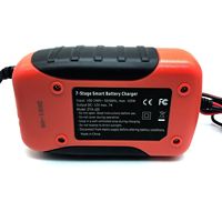 Chargeur de batterie automatique 12V 7A 7 étapes pour voiture, moto, bateau