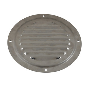 Couverture de ventilation ronde de 127 mm en acier inoxydable à persiennes pour bateau, camping-car, fixation par vis - Product Image 2