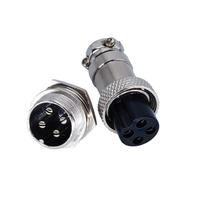 Connecteur électrique fileté Corecon 16 mm détachable GX16 2 broches 4 broches 6 broches, câble d'aviation, prise mâle, prise femelle, alimentation IP55, cuivre