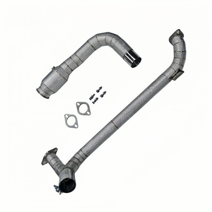 Downpipe di Scarico ad Alto Flusso in Acciaio Inox DEX con Scudo Termico per <span class=keywords><strong>Porsche</strong></span> <span class=keywords><strong>718</strong></span> Boxster/Cayman 2.5T 2016-2023 - Product Image 4
