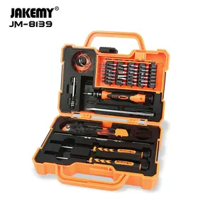 Jakemy small Household Hand Tool Kit Screwdriver Tool Box Set for DIY Repair household toolbox