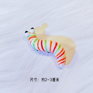 Colorato Mini Bug verme figurina artigianale in vetro di Murano per i bambini per pasqua Halloween regali di natale modellato modello Design - Product Image 4