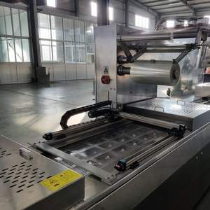 Machine d'emballage entièrement automatisée à film étirable pour <span class=keywords><strong>jambon</strong></span> saucisse boeuf chocolat haricots - Product Image 2