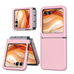 Funda Protectora de Doble Capa de TPU y PC con Acabado Mate para <span class=keywords><strong>Motorola</strong></span> Razr 70 Razr 2026, con Protección de Bisagra - Product Image 1