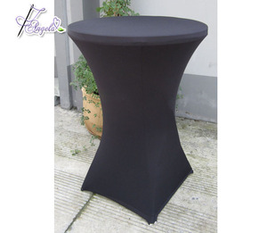 Top Dia 61/76/80cm redondo alto mantel de cóctel Spandex <span class=keywords><strong>Bar</strong></span> cubierta de mesa estiramiento fiesta mantel - Product Image 2