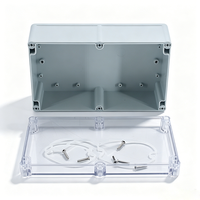 Boîtier étanche professionnel IP65 en plastique ABS avec finition miroir et bande d'étanchéité en silicone haute performance