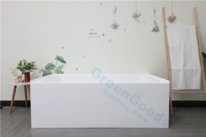 Jupe rectangulaire à <span class=keywords><strong>droite</strong></span> 60x32 pouces, tissu <span class=keywords><strong>acrylique</strong></span>, tablier d'immersion, <span class=keywords><strong>baignoire</strong></span> - Product Image 6