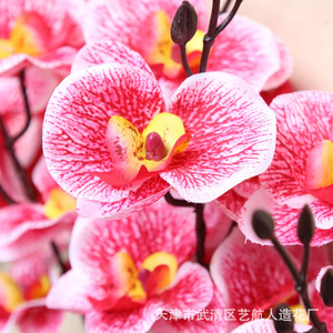 ดอกกล้วยไม้ฟาแลนนอปซิสประดิษฐ์จากผ้าไหม สูง 45 ซม. ตกแต่งบ้าน ตกแต่งโต๊ะห้องนั่งเล่น - Product Image 3
