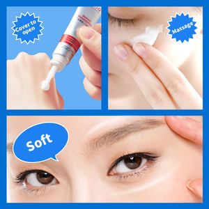 OEM LOUG nouveau en 2023 vitamine b5 acide glycolique acide hyaluronique crème pour les yeux soins de la peau lissants crème pour les yeux - Product Image 3