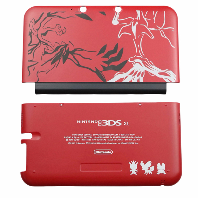 Top and Bottom Red Housing Shell Case for New 3DS XL LL Replacement Part Blue for Nintendo New 3DS XL/LL