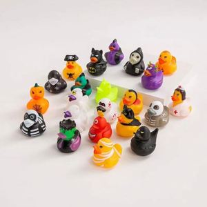2 Inch Assorted Themed Rubber Ducks Evil Funny <b>Bath</b> Ducky Toy Decoration for Halloween Party Favors - Product Image 1