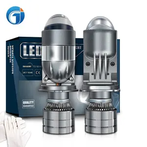 JG G21 LED 헤드라이트 하이 로우 빔 LED 전구 50W 10000LM 미니 자동차 LED 프로젝터 렌즈 H4 자동 LED 헤드 라이트