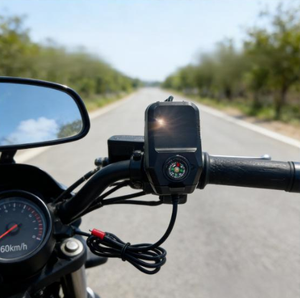 Cargador USB para Teléfono Móvil, Impermeable, Carga Rápida, con Brújula, para Motocicleta, Coche Eléctrico, Scooter - Product Image 3