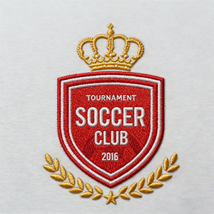 Großhandel Fußball Patches Gestickte Patches Einzigartige Designs Wärme übertragung <span class=keywords><strong>Patch</strong></span> für Hut - Product Image 1