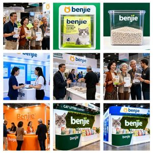 BENJIE 4kg Litière pour chat en bentonite sphérique écologique parfumée à la lavande, faible teneur en poussière, hautement absorbante, agglomération rapide, jetable dans les toilettes - Product Image 6