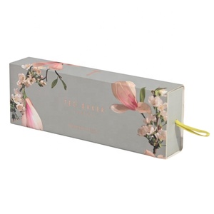 Eco Friendly Custom Logo Printed Paper Packaging Boxes Pull Out Drawer Gift <b>Box</b> for Jewelry Cosmetics Accessories - Product Image 2