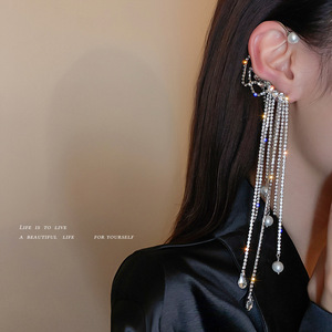 Kpop Long gland Clip sur boucle d'<span class=keywords><strong>oreille</strong></span> pour femmes dames pas de <span class=keywords><strong>Piercing</strong></span> <span class=keywords><strong>faux</strong></span> <span class=keywords><strong>Cartilage</strong></span> exquis <span class=keywords><strong>oreille</strong></span> os Clips Pendientes bijoux - Product Image 6