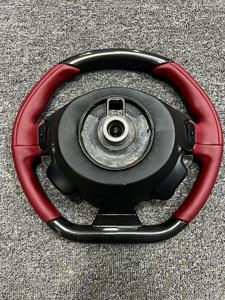 Volante de Fibra de Carbono YLC para <span class=keywords><strong>Ferrari</strong></span> California T 2016 456 F12 458 <span class=keywords><strong>488</strong></span> 599 con Cuero, LED y RPM - Product Image 5