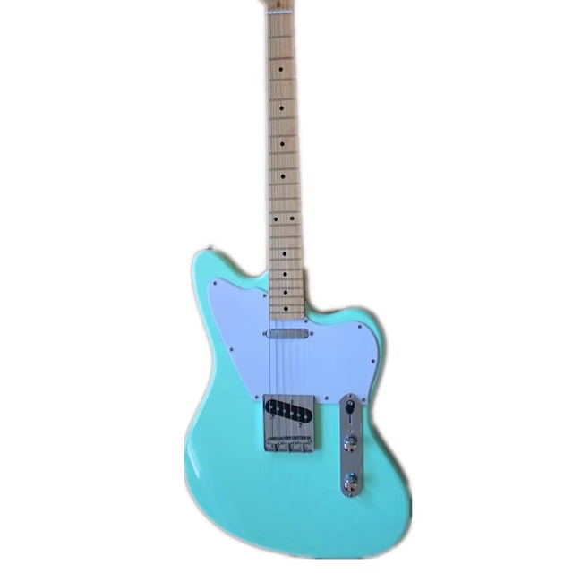 Weifang Rebon 6 String TL Customized Electric Guitar/Electrica Guitarra in Surf Green Colour