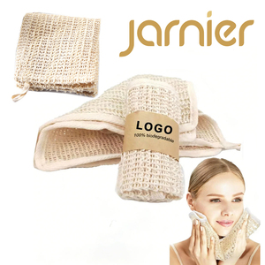 25*25cm naturale Sisal tessuto di lino <span class=keywords><strong>asciugamano</strong></span> bagno <span class=keywords><strong>doccia</strong></span> panno esfoliante per il lavaggio per il viso del corpo - Product Image 1