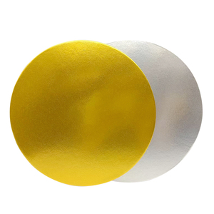 Plateaux à gâteaux ronds <span class=keywords><strong>en</strong></span> <span class=keywords><strong>carton</strong></span> or et argent, jetables, pour la vente <span class=keywords><strong>en</strong></span> gros - Product Image 3