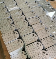 Fabricantes Producen Placas de Identificación de Metal con Impresión Digital en Acero Inoxidable Resistente a la Corrosión, Letreros con Código QR