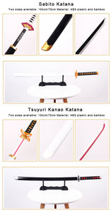 Armes de cosplay personnalisées de haute qualité, épée de samouraï, <span class=keywords><strong>katana</strong></span> de tueur de démons - Product Image 5