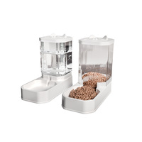 Mangeoire automatique intelligente pour animaux de compagnie Distributeur d'eau pour chat en plastique PP 3,3 L Mangeoire et eau potable pour animaux de compagnie Chiens Chats