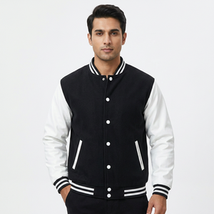 Chaqueta Universitaria de Béisbol para Hombre, Personalizable con Logotipo Frontal, Estilo Letterman, Acolchada, 100% Algodón, para Invierno - Product Image 1