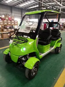 Mini 2 + 2 4 posti 4 posti fornitura carrello da Golf elettrico in stile economico auto elettrica turistica