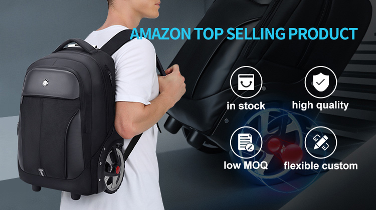 amazon best sellers rolling backpack for travel Blast Pro 43L Roller with Wheels This Black Rolling Backpack with combination lock offers security Best Sellers tagged "relavel"