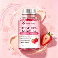 Gummies de glutathion pour la santé du foie, la détoxification, la protection contre le stress oxydatif cellulaire et le soutien immunitaire – Antioxydant pour un vieillissement sain – Produits de beauté