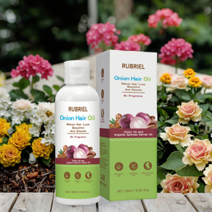 Organic Onion Hair <b>Oil</b> with Black Seed & <b>Essential</b> <b>Oils</b> – Premium Hair Care <b>Oil</b> for Daily Scalp and Hair Nourishment - Product Image 3